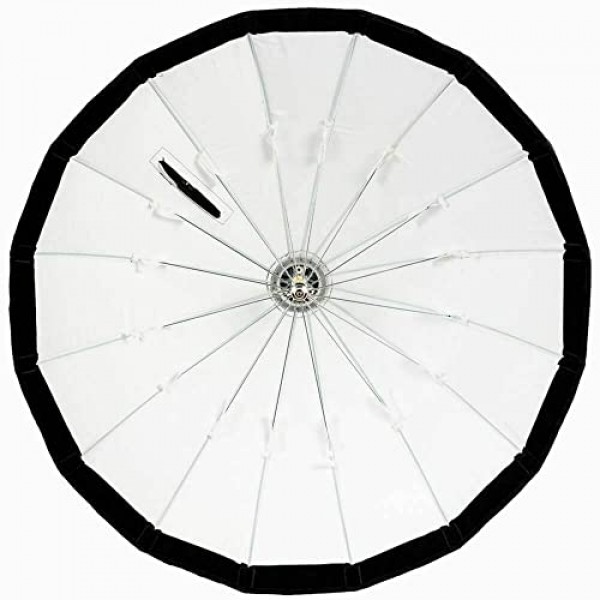 AD400Pro AD300Pro 스피드라이트 플래시 모노라이트 및 ML60 ML60Bi LED 비디오 조명(흰색 내부)용 Godox 마운트가 포함된 Godox 휴대용 우산 사진 조명 소프트박스 33.5''
