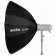 AD400Pro AD300Pro 스피드라이트 플래시 모노라이트 및 ML60 ML60Bi LED 비디오 조명(흰색 내부)용 Godox 마운트가 포함된 Godox 휴대용 우산 사진 조명 소프트박스 33.5''