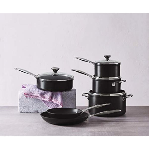 Le Creuset 강화 논스틱 PRO 조리기구 세트, 10개, 그레이