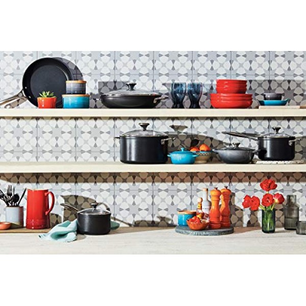 Le Creuset 강화 논스틱 PRO 조리기구 세트, 10개, 그레이
