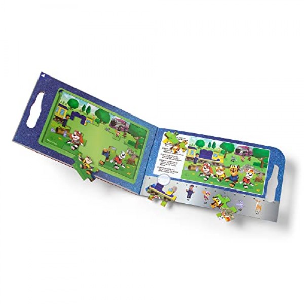 Melissa & Doug PAW 순찰 자기 직소 퍼즐 - 대형 강아지 트럭 | 어린이를 위한 퍼즐 | 여행 활동 패드 | 3세 이상 | 남아 또는 여아를 위한 선물 | FSC 인증 소재