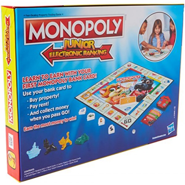 Hasbro Gaming Monopoly 주니어 전자 뱅킹