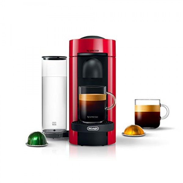 Nespresso VertuoPlus 커피 및 에스프레소 머신 번들(De'Longhi), Vertuoline 버라이어티 팩 커피 포함