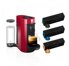 Nespresso VertuoPlus 커피 및 에스프레소 머신 번들(De'Longhi), Vertuoline 버라이어티 팩 커피 포함