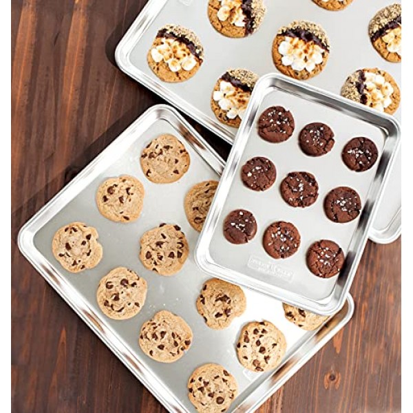 Nordic Ware 3피스 베이커즈 딜라이트 세트 + Nordic Ware 천연 알루미늄 상업용 머핀 팬, 12컵
