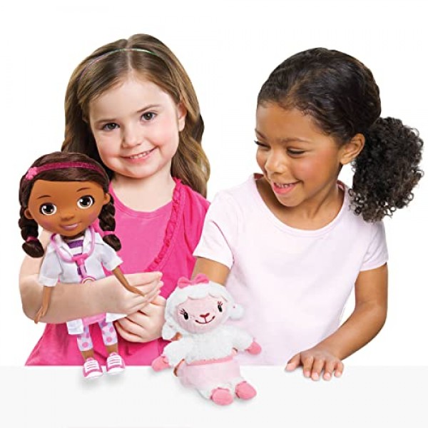 Disney Junior Doc McStuffins 10주년 기념 검진 인형 및 액세서리, 3세 이상용 공식 라이선스 아동 장난감, Just Play의 선물 및 선물