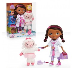 Disney Junior Doc McStuffins 10주년 기념 검진 인형 및 액세서리, 3세 이상용 공식 라이선스 아동 장난감, Just Play의 선물 및 선물