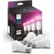 Philips Hue White & Color Ambiance E27 4개들이 팩, 4x570lm, 밝기 조절 가능, 최대 1600만 가지 색상 & White & Color Ambiance GU10 3개들이 팩, 3x350lm, 밝기 조절 가능, 최대 1600만 가지 색상