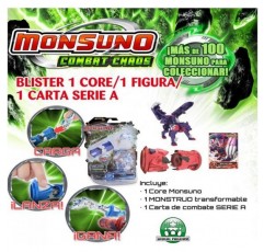 Monsuno – 블리스터 1 코어/1 그림/1 레터 A-Giochi Preziosi 52475