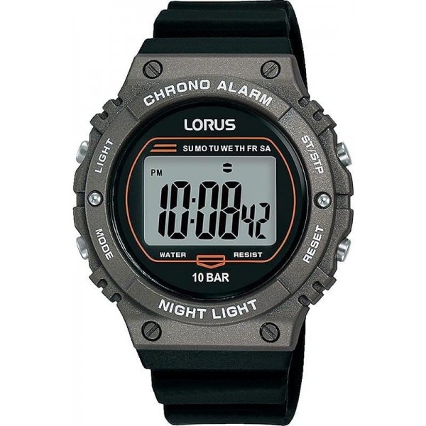 Lorus Watches R2311px9 스포츠 디지털 40mm 시계 프리 사이즈