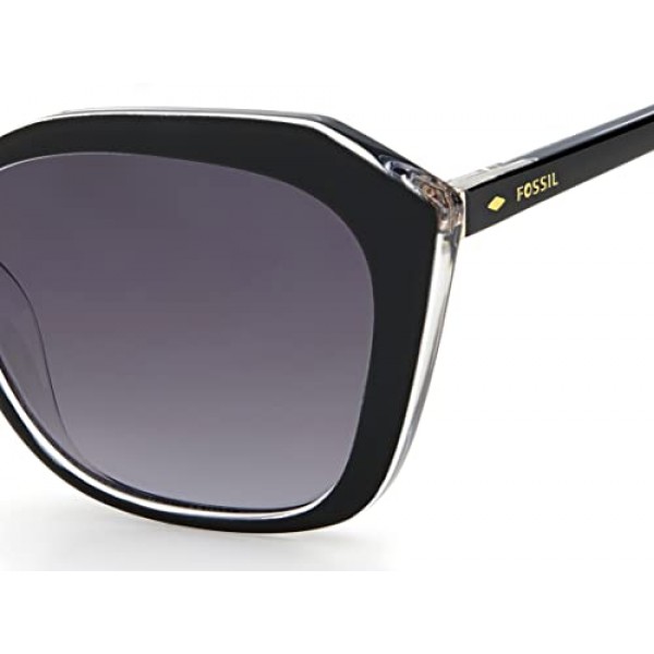 Fossil 남녀공용 Fos 3116/s 선글라스, 807/9O 검은색, 54, 807/9o 검은색
