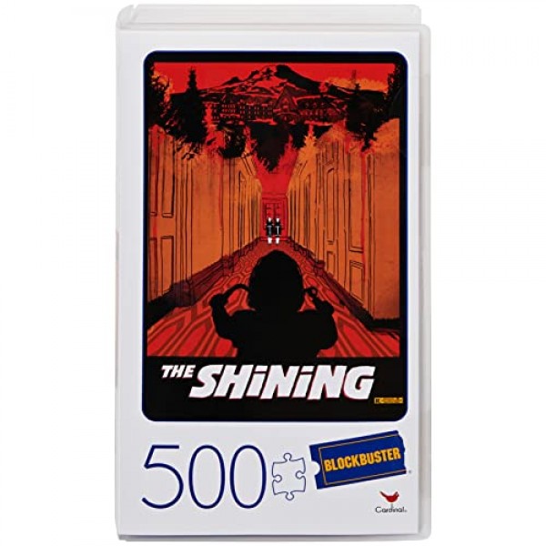 스핀 마스터 빅 레보스키 영화 플라스틱 복고풍 블록버스터 VHS 비디오 케이스에 담긴 500피스 퍼즐