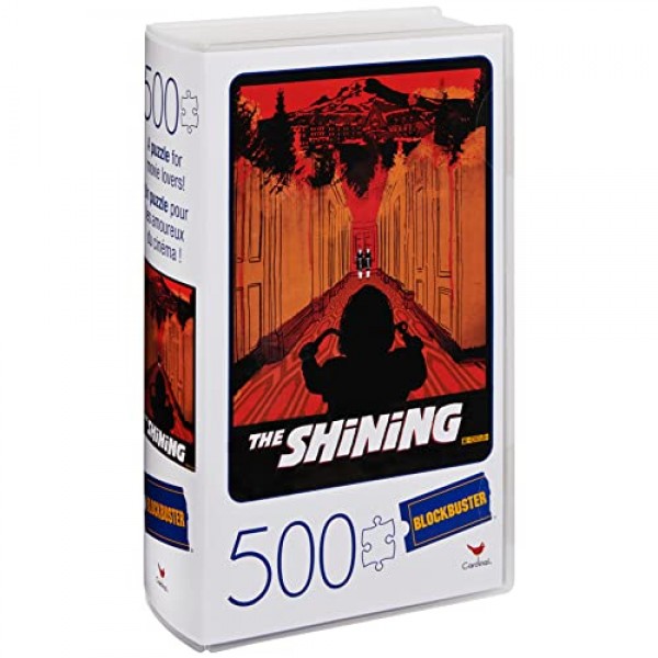 스핀 마스터 빅 레보스키 영화 플라스틱 복고풍 블록버스터 VHS 비디오 케이스에 담긴 500피스 퍼즐