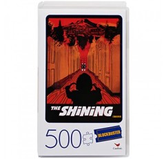 스핀 마스터 빅 레보스키 영화 플라스틱 복고풍 블록버스터 VHS 비디오 케이스에 담긴 500피스 퍼즐