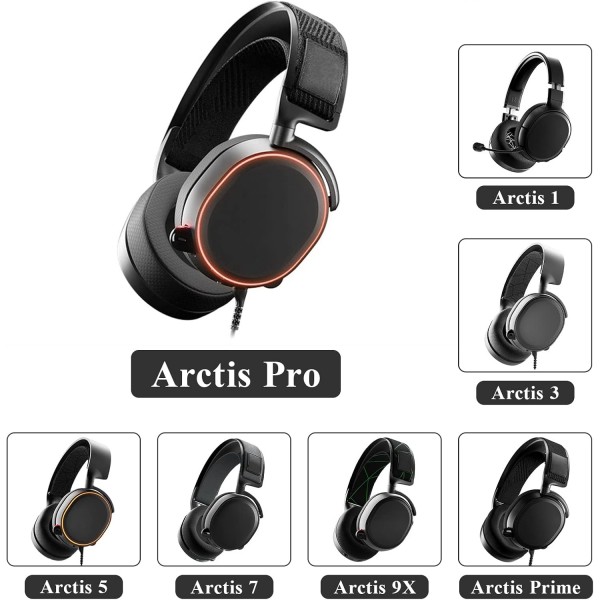 SPDYCESS Arctis 1 3 5 7 9X Arctis Pro Arctis Prime 헤드폰용 교체용 이어 패드 1쌍 - 헤드폰을 보호하기 위한 메모리 폼 헤드폰 이어 패드 액세서리, 파란색