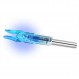 6PCS-양궁 사냥을위한 스위치 버튼이있는 내경 .244/6.2mm Led Nocks가있는 화살표 용 새 S 조명 노크