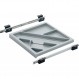 HETTICH 9037044 Systema Top 2000 사무용 필기구 풀아웃 세트 380mm 롤 컨테이너용 플라스틱 검정, 은색