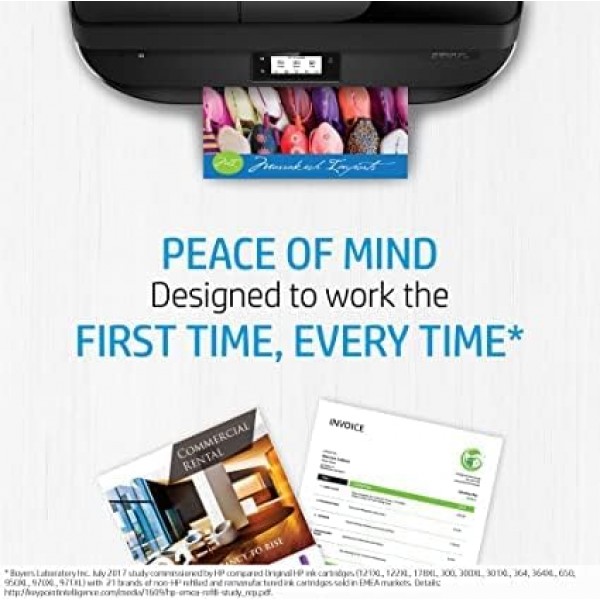 HP 62 검정 잉크 카트리지 트윈 팩 및 잉크 트레이더 무료 재활용품 팩