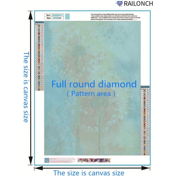 RAILONCH 5D 다이아몬드 페인팅, DIY 다이아몬드 페인팅 키트, 대형 하트 모양의 동굴 풍경 전체 드릴 다이아몬드 크리스탈 라인 석 자수 사진 거실 장식 벽 (50x120cm)