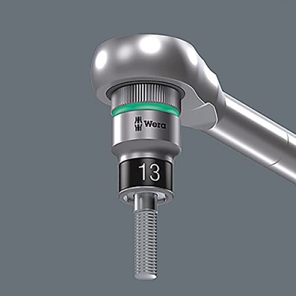 WERA 05003995001 벨트 C 1 Zyklop 소켓 세트(홀딩 기능 포함), 1/2 드라이브, 7개