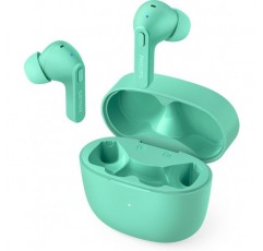 PHILIPS 블루투스 트루와이어리스 헤드폰 마이크 포함/땀 방지, 인이어, 18시간 재생, 클래식 디자인, 편안한 착용감/무선 헤드폰/ TAT2206GR/00, 그린