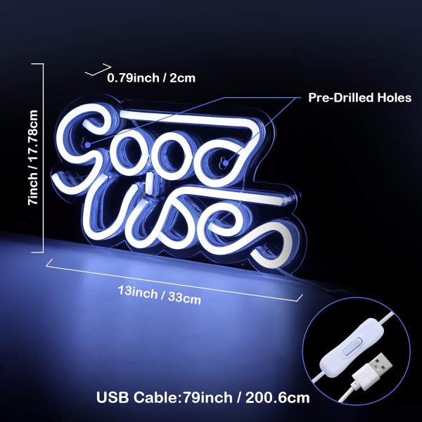 Homagical 네온사인 Good Vibes(13