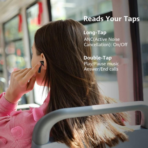 HUAWEI FreeBuds 3i 무선 헤드폰(탁월한 소음 제거 기능 포함)(마이크 3개, Bluetooth 연결, 10mm 다이내믹 드라이버, 간편한 페어링), 블랙