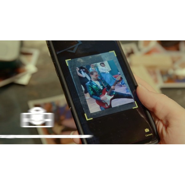 KODAK Smile 클래식 디지털 즉석 카메라(Bluetooth 포함)(빨간색) 스티커 번들
