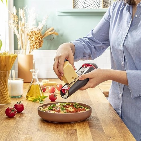 Tefal K2072714 Ingenio 강판 상자 스테인리스 스틸 12.2 x 6.5 x 28.8 cm