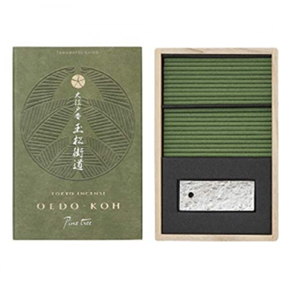 OEDO-KOH - 소나무 60개 향 홀더 포함 NIPPON KODO 제작, 일본 고급 향
