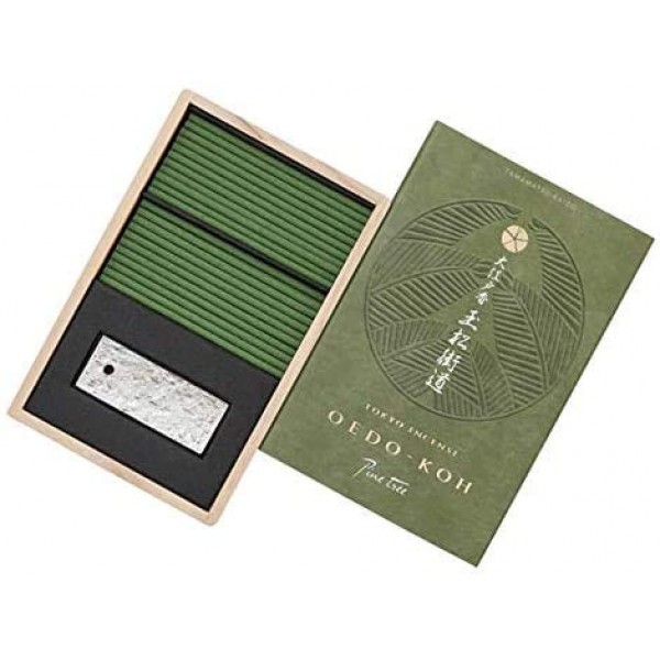 OEDO-KOH - 소나무 60개 향 홀더 포함 NIPPON KODO 제작, 일본 고급 향