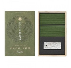 OEDO-KOH - 소나무 60개 향 홀더 포함 NIPPON KODO 제작, 일본 고급 향