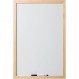 Bi-Office Optimum 마그네틱 화이트보드 건조 지우기 소나무 MDF 프레임 60 x 45 cm