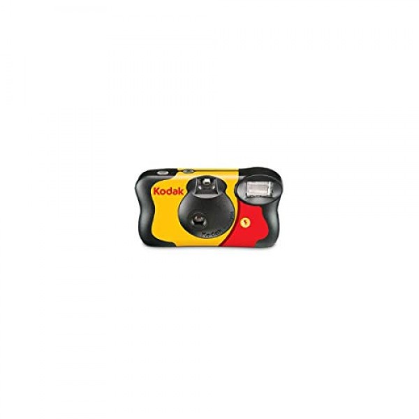 kodak 3920949 Fun Saver 일회용 카메라(플래시 포함)(노란색/빨간색)