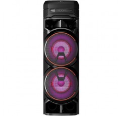 LG XBOOM RNC9, 스피커 4개 포함 양방향 사운드 시스템(돌비 오디오, 노래방 및 DJ 기능, 조명), 블랙[2023년식]