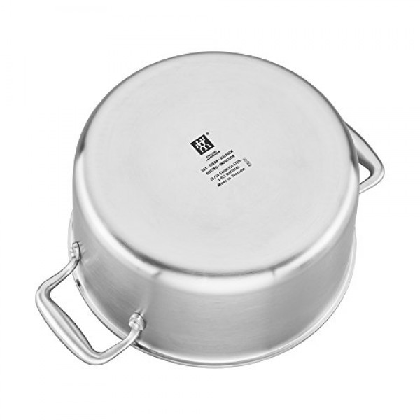 ZWILLING Spirit 세라믹 붙지 않는 더치 오븐, 6쿼트, 스테인리스 스틸