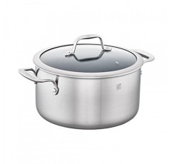 ZWILLING Spirit 세라믹 붙지 않는 더치 오븐, 6쿼트, 스테인리스 스틸