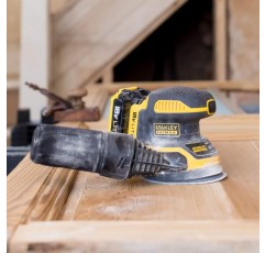 Stanley Fatmax Lithium Random Orbital Cordless Electric Sander, FMCW220B-XJ,(Bare Unit only - No Batteries Supplied) Coffret sans battery orbital sander