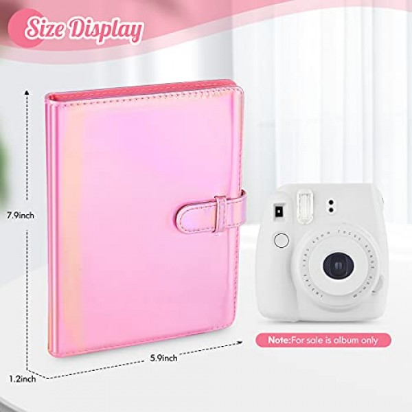 Polaroid Snap SnapTouch Zip 민트 카메라 프린터용 Ablus 256 포켓 사진 앨범, Fujifilm Instax Mini 11 90 9 8+ 8 7S 70 50S 26 25 LiPlay 즉석 카메라 필름, 미니 링크 SP-1 프린터(매직 핑크)