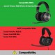 더 부드러운 단백질 가죽/메모리 폼이 있는 Corsair Virtuoso RGB 무선 SE 게임용 헤드셋 이어 패드와 호환되는 두꺼운 교체용 이어 패드