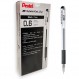 펜텔 K116-AE Hybrid Gel Grip 수성펜 0.6 mm필기촉 0.3 mm선폭 12개입 블랙