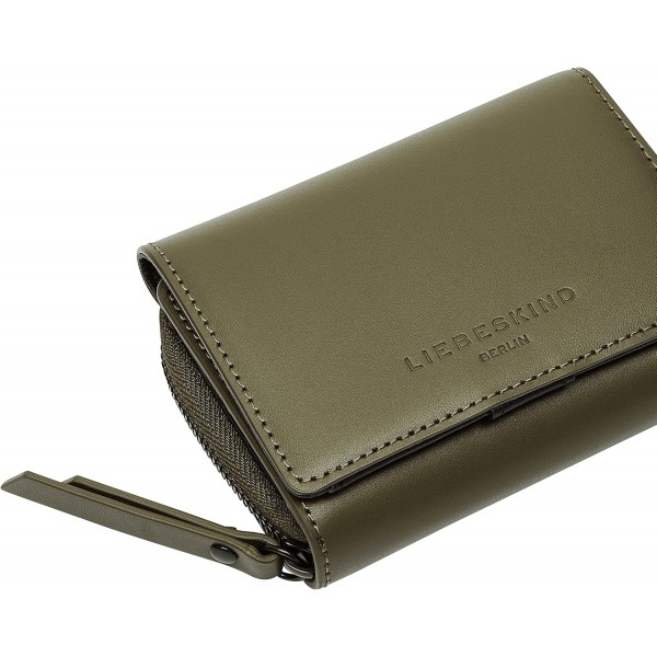Liebeskind 베를린 레이디스 Carter Pablita 지갑, 미디엄 (HxWxD 9cm x 11cm x 3cm) 올리브 페이스트