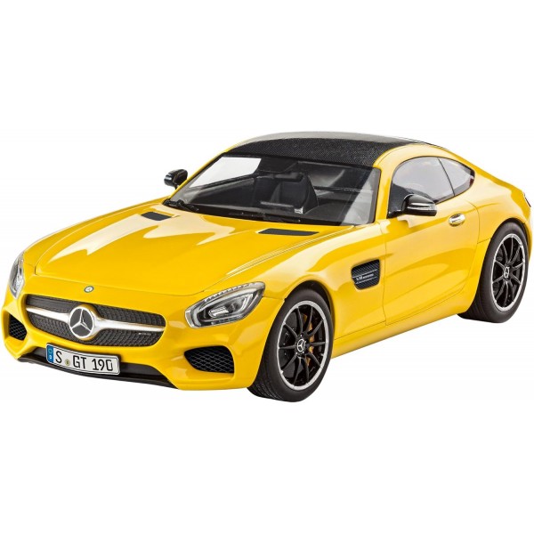 Revell 80-7028 자동차 모델 키트 1:24 - 1:24 축척의 Mercedes-Benz AMG GT, 레벨 3, 많은 디테일이 있는 충실한 복제품, 07028