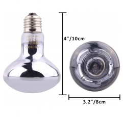 Daylight Basking Spot Lamps - 열 전구 온난화 스펙트럼? 파충류 및 양서류 도마뱀 거북이 뱀 용, 100W 2pack, 흰색 100.0 와트를 위한 자연광 램프 난방