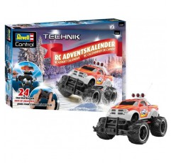 Revell 어드벤트 캘린더 RC-Truck 01045 I RC 어드벤트 캘린더 I 남성용 어드벤트 캘린더 I 수공예 어드벤트 캘린더 I 스스로 만드는 어드벤트 캘린더 I 10년부터