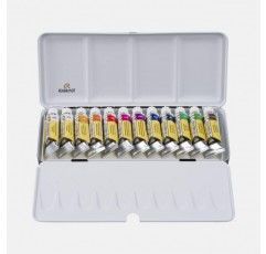 렘브란트 수채화 금속 불투명 흰색 혼합 세트 12 x 10ml 튜브