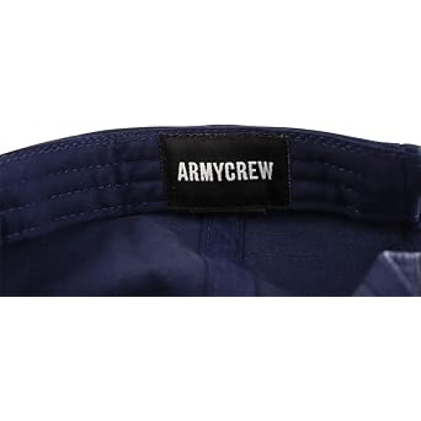 Armycrew XXL 오버사이즈 스웨트 프리 얼룩 블록 구조화된 플렉스 핏 야구 모자