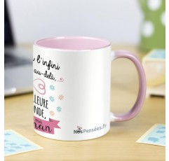 우리의 생각 - Cup With Message and Fun Drawing - (무한도, 그 너머까지, 세상에서 제일 좋은 건 엄마다) 엄마를 위한 오리지널 선물