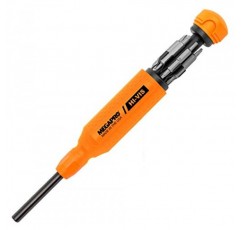 Megapro Hi Vis 오리지널 멀티 비트 드라이버 15 in 1 높은 가시성 오렌지 미국 151HVO