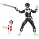 파워 레인저 번개 컬렉션 Mighty Morphin Black Ranger 6-Inch Premium Collectible 액션 피규어 장난감, 멀티 컬러